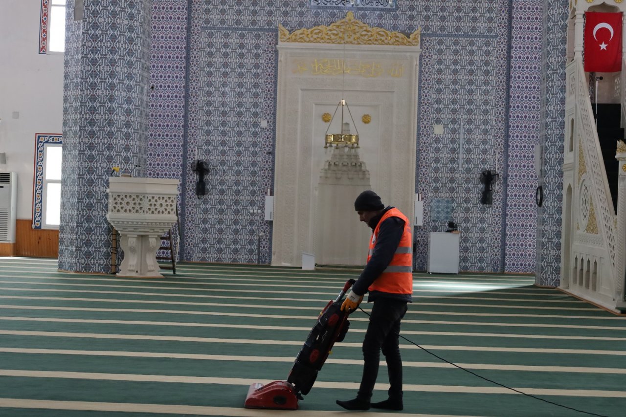 RAMAZAN ÖNCESİ CAMİLİERİMİZ PIRIL PIRIL OLDU