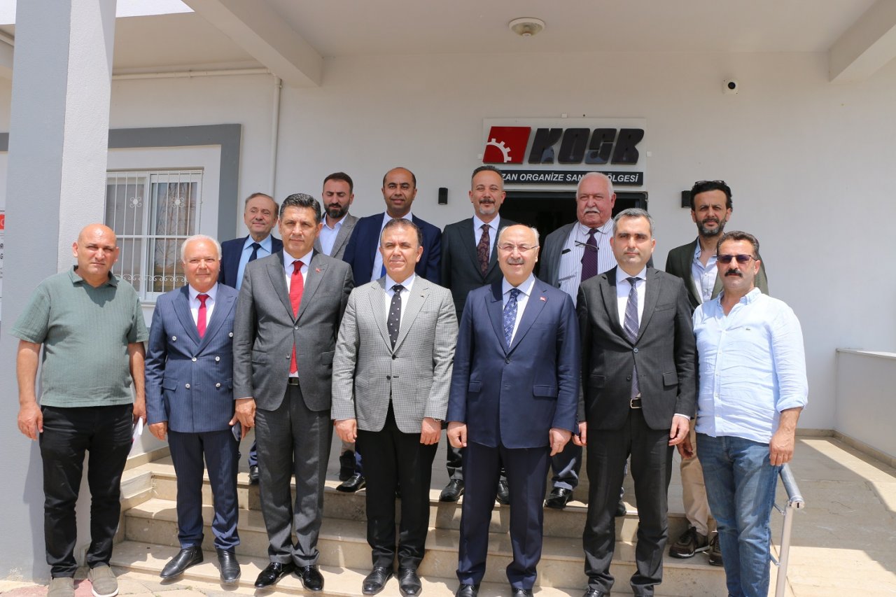 VALİMİZLE BİRLİKTE KOZAN OSB'DEKİ GELİŞMELERİ DEĞERLENDİRDİK